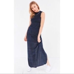 UO Silence + Noise Mock Neck Maxi Dress